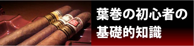 葉巻の初心者が知っておきたい知識とは